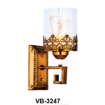 AN - VB - 3247: Đèn gắn tường đơn - KT: L180mm x H300mm - Bóng đèn E27 x 1