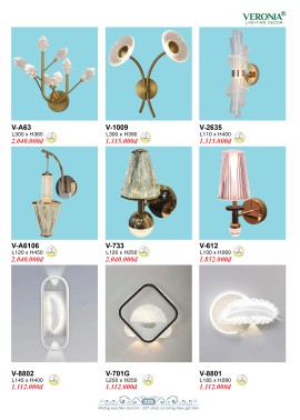 CATALOGUE ĐÈN VERONA 2026 ( CK từ 50%-60%)