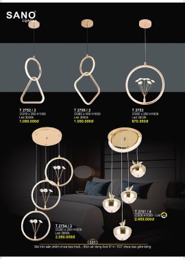 CATALOGUE ĐÈN SANO 2026-2027 ( Chiếc khấu từ 55%-58%)