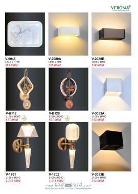 CATALOGUE ĐÈN VERONA 2026 ( CK từ 50%-60%)