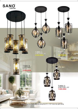 CATALOGUE ĐÈN SANO 2026-2027 ( Chiếc khấu từ 55%-58%)