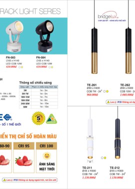CATALOGUE ĐÈN TRANG TRÍ EUROTO 2025 ( CK từ 55%-60%)