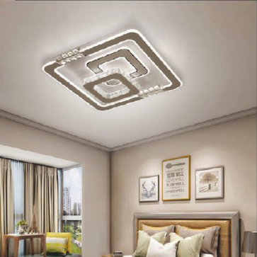 MT - 3446/600: Đèn ốp trần LED - KT: L600mm x W600mm x H100mm - Đèn LED đổi 3 màu - Remote