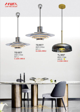 CATALOGUE ĐÈN HUFA ( CK TỪ 55%-65%)