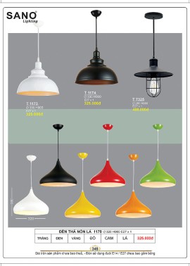CATALOGUE ĐÈN SANO 2026-2027 ( Chiếc khấu từ 55%-58%)