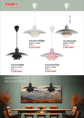 CATALOGUE ĐÈN HUFA ( CK TỪ 55%-65%)