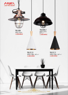 CATALOGUE ĐÈN HUFA ( CK TỪ 55%-65%)