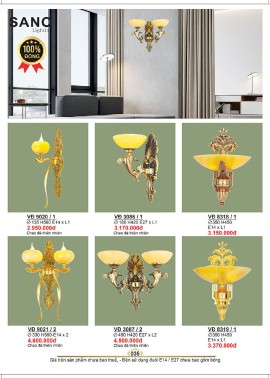 CATALOGUE ĐÈN SANO 2026-2027 ( Chiếc khấu từ 55%-58%)