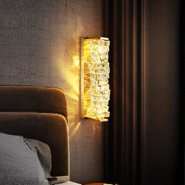 35 - VPL27V: Đèn gắn tường Phale - KT: L120mm x H460mm - Đèn LED đổi 3 màu