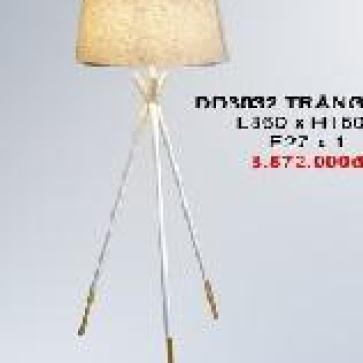 35 - DD3032 Trắng: Đèn cây, KT: L360mm*H1500mm 