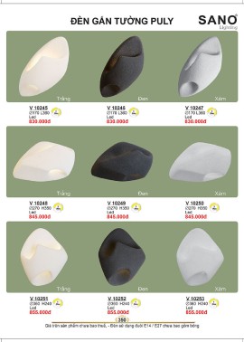CATALOGUE ĐÈN SANO 2026-2027 ( Chiếc khấu từ 55%-58%)