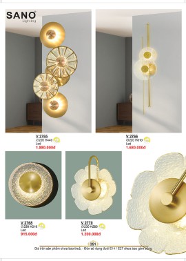 CATALOGUE ĐÈN SANO 2026-2027 ( Chiếc khấu từ 55%-58%)