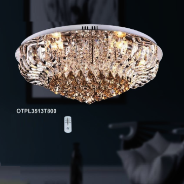 3-  OTPL3513T800: Đèn áp trần Phale - KT: Ø800mm - Đèn LED 80W, đổi 3 màu