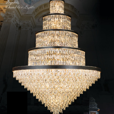 HF-CFL 3520: Chùm Phale - KT: Ø800mm x H1000mm - Bóng đèn E14 x 20 bóng