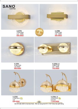 CATALOGUE ĐÈN SANO 2026-2027 ( Chiếc khấu từ 55%-58%)