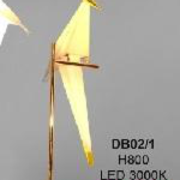 355 - DB -021/1:  Đèn bàn,  KT:H800mm - Bóng đèn LED ánh sáng vàng