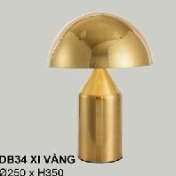 355-DB 034: Đèn bàn,Đèn chân E27*1 bóng, KT: Ø250mm*H350mm
