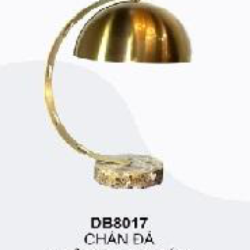 355 - DB - 8017:  Đèn bàn chân đá, KT: Ø370mm*H660mm - Bóng đèn E27*1 bóng