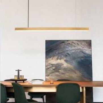 35 - THD 7054: Đèn thả Ngang LED - KT: L880mm x H1500mm - Đèn LED đổi 3 màu