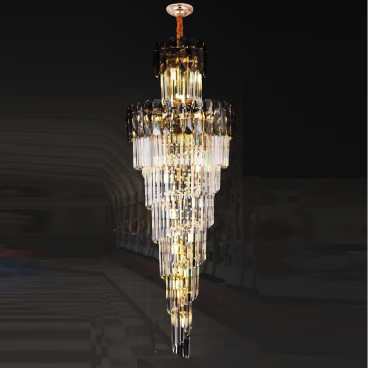 35 -TPL 88180: Đèn thả Phale - KT: Ø650mm x H1800mm - Đèn E14 x 28 bóng