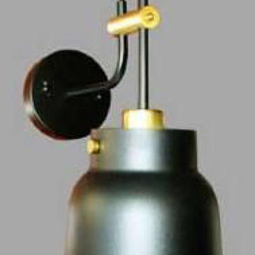 355-VK.63 Đen - KT: Ø160*H500 - Bóng E27*1 bóng