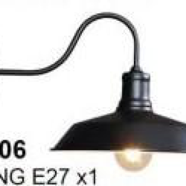355-VT.06- KT : Ø260mm - Đèn E27*1 bóng