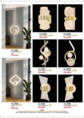 CATALOGUE ĐÈN SANO 2026-2027 ( Chiếc khấu từ 55%-58%)