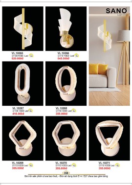 CATALOGUE ĐÈN SANO 2026-2027 ( Chiếc khấu từ 55%-58%)
