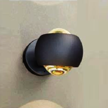 EU - CN - 359: Đèn gắn tường LED - KT: L100mm x H100mm - Đèn LED COB 7W x 2 ánh sáng vàng