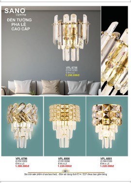 CATALOGUE ĐÈN SANO 2026-2027 ( Chiếc khấu từ 55%-58%)