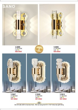 CATALOGUE ĐÈN SANO 2026-2027 ( Chiếc khấu từ 55%-58%)