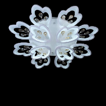 VE - MT - 3640/12: Đèn áp trần LED 12 cánh -  KT: Ø950mm x H100mm - Đèn LED đổi 3 màu - Remote