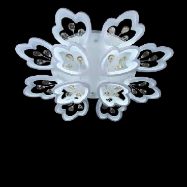 VE - MT - 3640/12: Đèn áp trần LED 12 cánh -  KT: Ø950mm x H100mm - Đèn LED đổi 3 màu - Remote