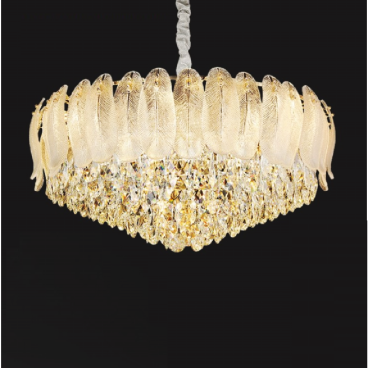 35-TPL368T800: Đèn thả Phale - KT: Ø800mm x H360mm - Bóng đèn E14 x 21 bóng