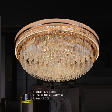CODE: 3770-800: Đèn áp trần Phale - KT: Ø800mm x H240mm - Đèn LED