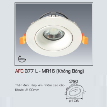 AFC 377L - MR16: Bộ gọng đèn sử dụng bóng LED MR16