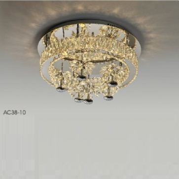 AC 38 - 10: Đèn áp trần phale - KT: Ø500mm - Đèn LED 104W ánh sáng đổi 3 màu