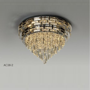 AC 38 - 2: Đèn áp trần LED phale - KT: Ø600mm - Đèn LED 156W ánh sáng đổi 3 màu