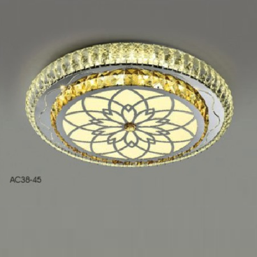 AC 38 - 45: Đèn áp trần phale - KT: Ø500mm - Đèn LED 96W ánh sáng đổi 3 màu