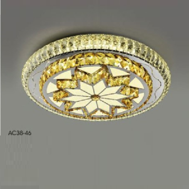 AC 38 - 46: Đèn áp trần phale - KT: Ø500mm - Đèn LED 96W ánh sáng đổi 3 màu