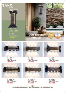 CATALOGUE ĐÈN SANO 2026-2027 ( Chiếc khấu từ 55%-58%)