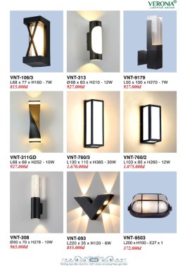 CATALOGUE ĐÈN VERONA 2026 ( CK từ 50%-60%)