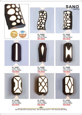CATALOGUE ĐÈN SANO 2026-2027 ( Chiếc khấu từ 55%-58%)