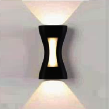 EU - CN - 388: Đèn gắn tường LED - KT: L110mm x W60mm x H200mm - Đèn LED  5W x 2 + 4W ánh sáng vàng