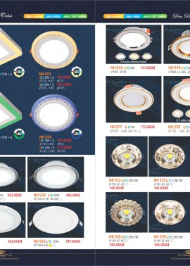 CATALOGUE ĐÈN NAM LONG ( NETVIET) - CK từ 55%-60%