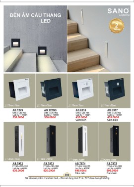 CATALOGUE ĐÈN SANO 2026-2027 ( Chiếc khấu từ 55%-58%)