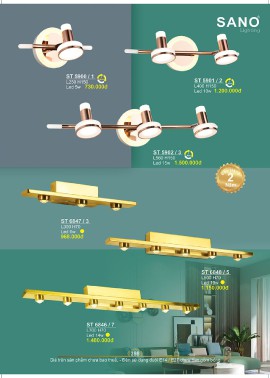 CATALOGUE ĐÈN SANO 2026-2027 ( Chiếc khấu từ 55%-58%)