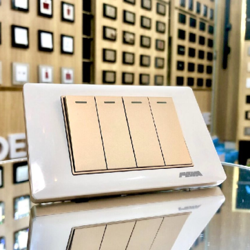 V8.04AM3L: Bộ 4 contac 1 chiều, 16A/250V