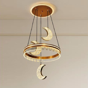 AC 40-54: Đèn thả LED - KT: Ø400mm x H1200mm - Đèn LED 160W ánh sáng đổi 3 màu