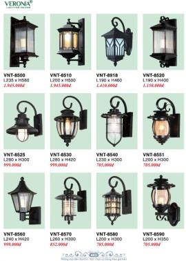 CATALOGUE ĐÈN VERONA 2026 ( CK từ 50%-60%)